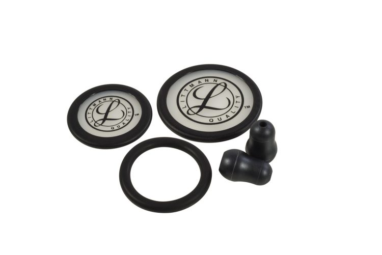 Littmann Stethoscope Spare Parts Kit – Classic III/Cardiology IV – Black